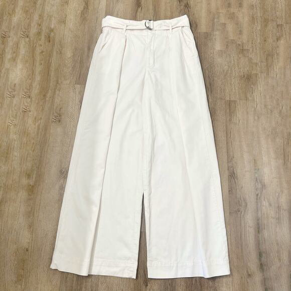 Abercrombie And Fitch Pants - Abercrombie‎ & Fitch Women's Cream Tailored Wide Leg Pant Size Medium